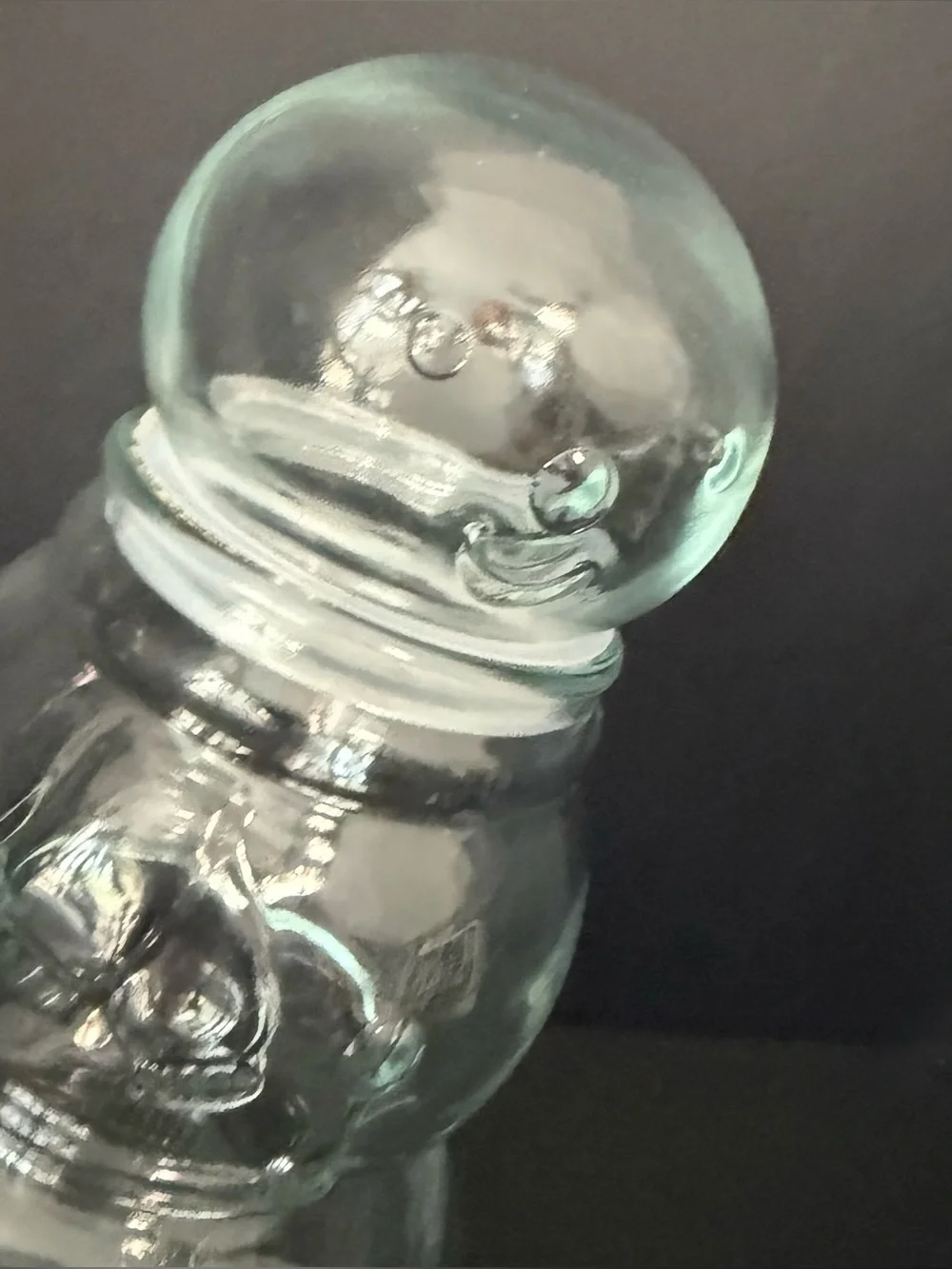 Target Bullseye Playground Christmas Snowman Jar Fillable Clear Glass Canister